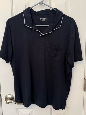 UNTUCKit | Short-sleeved Polo | Navy | Size L